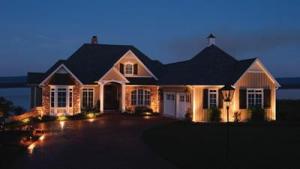 Good outdoor lighting should include your garage