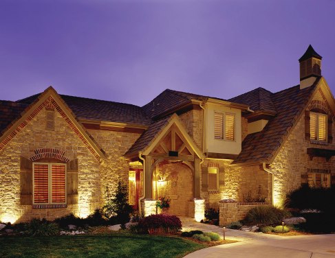 Outdoor lighting with curb appeal