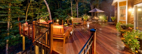 St. Louis deck and patio lighting